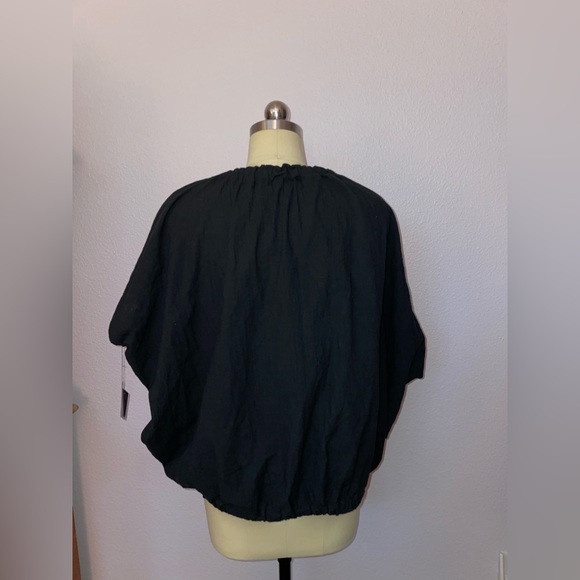 UZI NYC Black Tunic Top O/S - Picture 2 of 2
